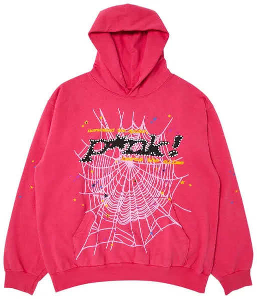 Web Hoodie in Pink